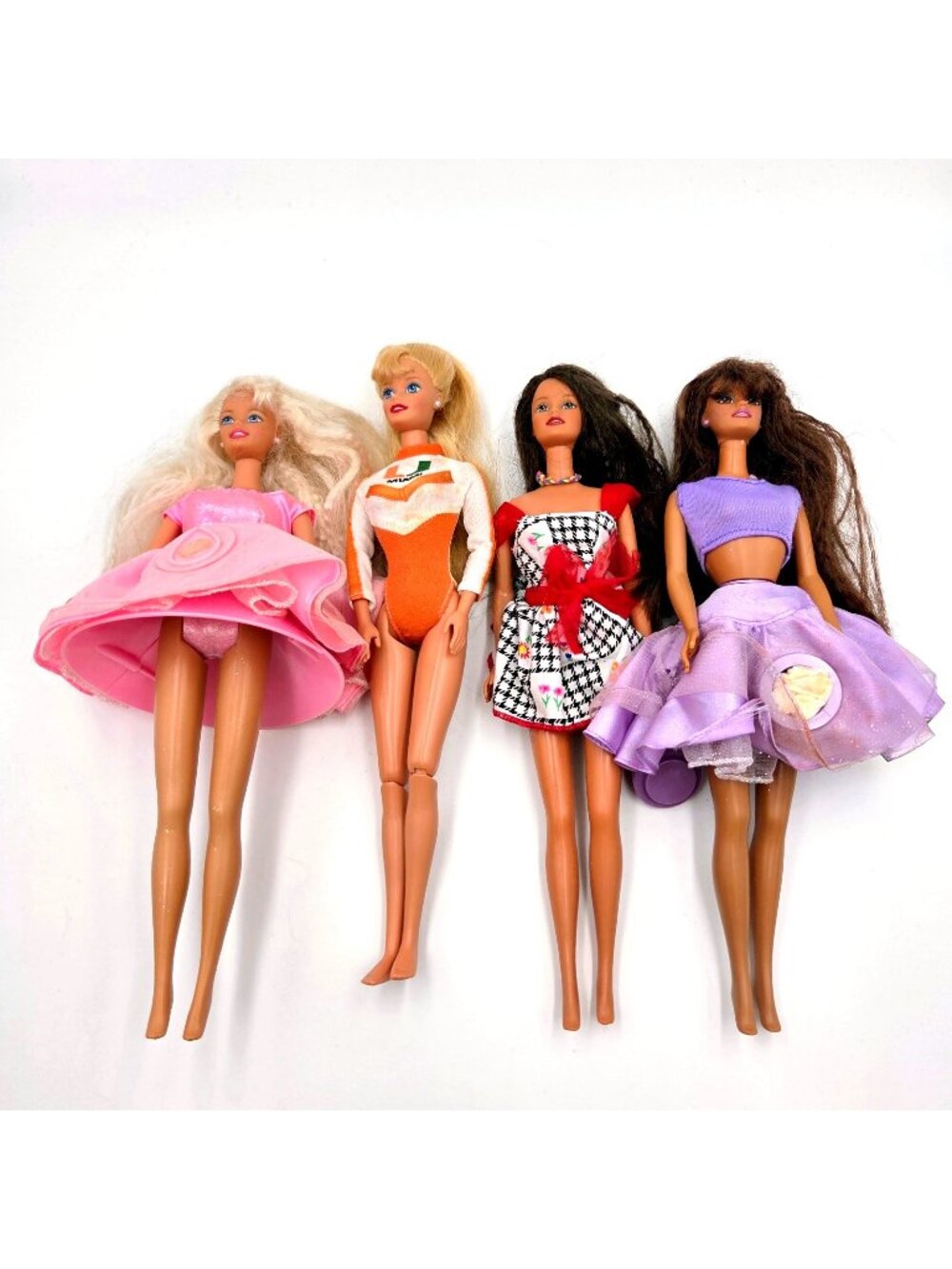 Barbie Doll Lot Twirlin Make Up University Of Miami Cheerleader Butterfly Teresa